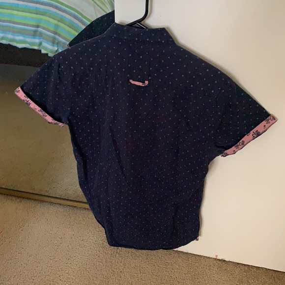 Level ten men’s modern small button up shirt - Picture 2 of 2